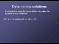 Determine Solutions